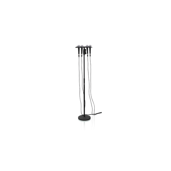 Gator Frameworks GFW-MIC-4TRAY Supporto multi-microfono per 4 microfoni<br>