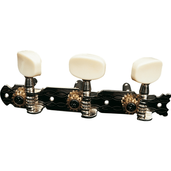 Yellow Parts EZ1768N Meccaniche Chitarra Acustica 1+1 Ottone Cromato 2 Pcs
