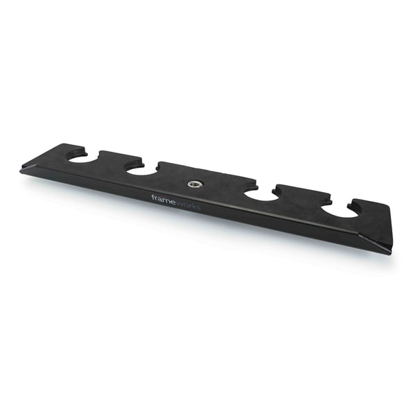 Gator Frameworks GFW-MIC-4TRAY Supporto multi-microfono per 4 microfoni<br>