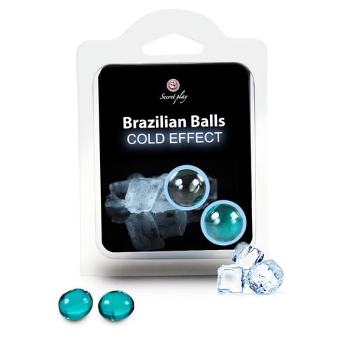 SECRETPLAY BALLES BRÉSILIENNES EFFET FROID 2 UNITÉS