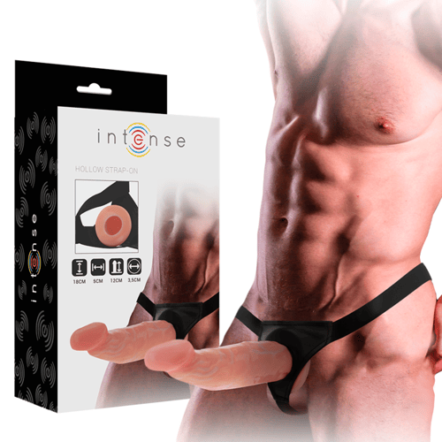 INTENSE COUPLES TOYS INTENSE - IMBRACATURA CAVA CON DILDO 18 X 3,5 CM