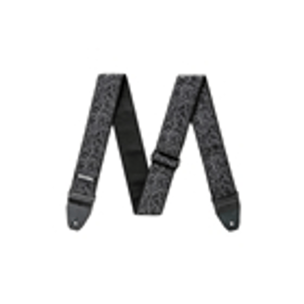 Dunlop D6714 Tracolla Jacquard Black Thistle