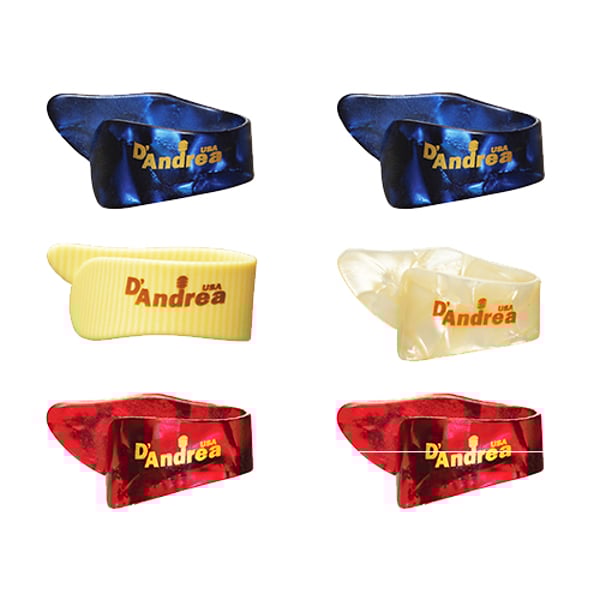 D'ANDREA Kit da 72 pz. assortiti Thumbpick Deluxe Color