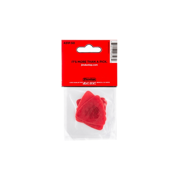 Dunlop 431P Tortex Triangle Red .50