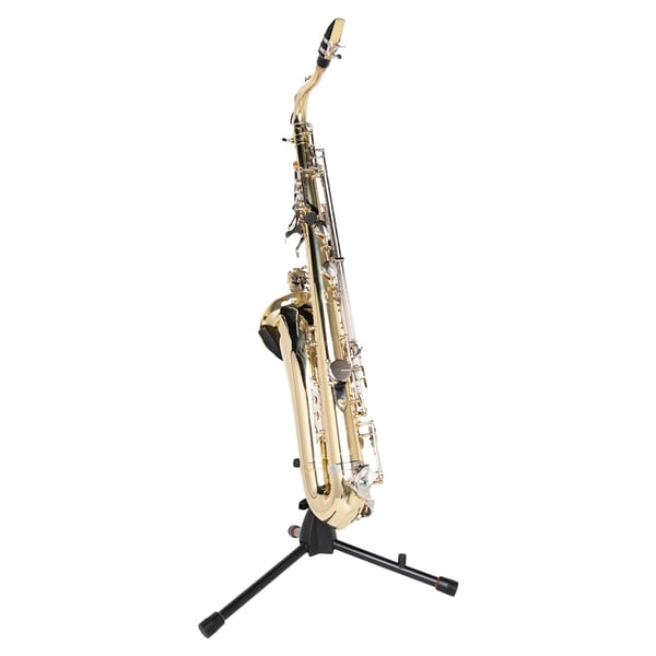 Gator Frameworks GFW-BNO-SAXFLU Supporto a treppiede per sax alto/tenore con attacco per clarinetto o flauto<br>