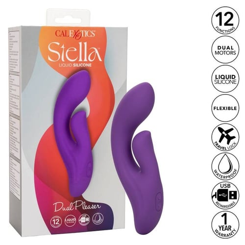 CALIFORNIA EXOTICS STELLA DUAL PLEASER VIOLETT