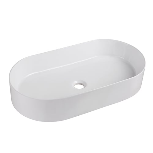 Lavabo da appoggio mod. la74 cm 65,5 x 32,5