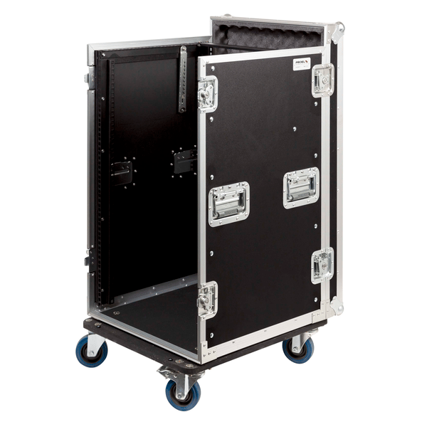 PROEL STAGE Custodia COMBO 19' 18U con portamixer 10U regolabile in altezza, profondità utile corpo 45 cm.