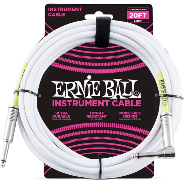 Ernie Ball Cavo PVC Bianco 6 m 6047