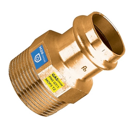 FRABO Manicotto in bronzo a pressare fxfil m acqua/gas
