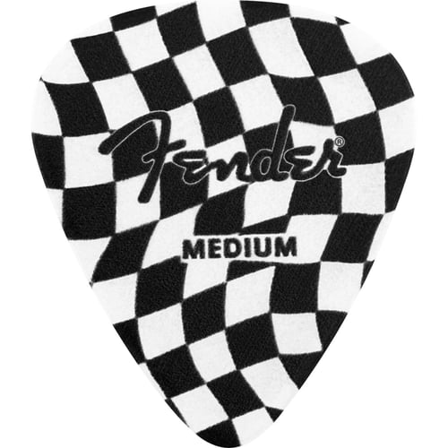 Pack 8 Plettri Fender 351 Celluloid, Checkerboard