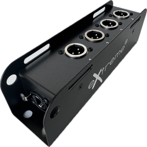 EXTREME SB4XMCAT MINI STAGEBOX EXTENDER AUDIO - DMX SU RJ45 CON 4 CONNETTORI XLR MASCHIO