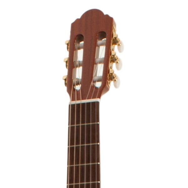HORA CHITARRA CLASSICA 4/4 SM10 CRISTAL MADE IN EUROPE TOP ABETE MASSELLO SELEZIONATO FONDO-FASCE MOGANO MASSELLO ROSETTA INTARSIATA MANICO MOGANO TASTIERA PALISSANDRO SCALA 650MM