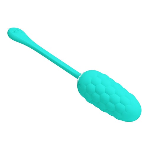 PRETTY LOVE SMART PRETTY LOVE - UOVO VIBRANTE CON TEXTURE MARINA RICARICABILE VERDE ACQUA