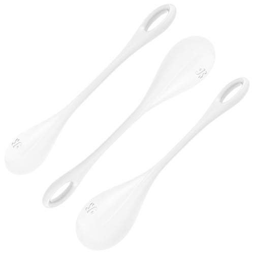 SATISFYER BALLS SATISFYER - SET DA ALLENAMENTO YONI POWER 1 BIANCO