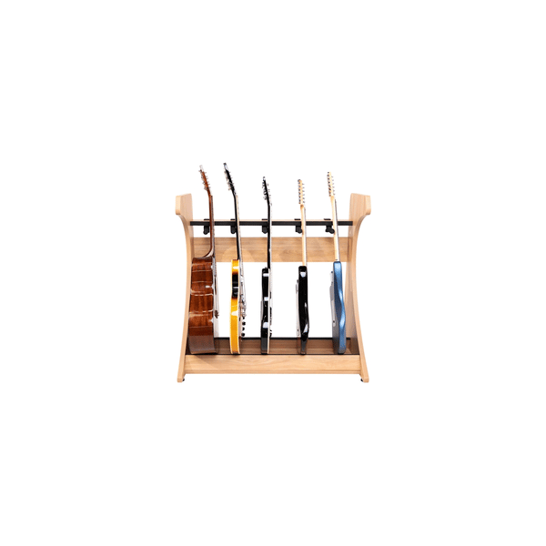 Gator Frameworks GFW-ELITEGTR5RK-MPL Rack per chitarre 5-7 posti in finitura Natural Maple Matte<br>