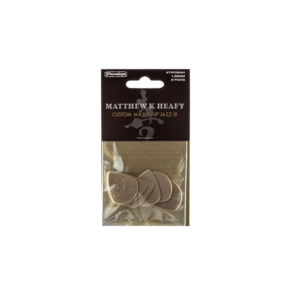 Dunlop 471P3SMH Matt Heafy Max Grip Jazz Player's Pack/6