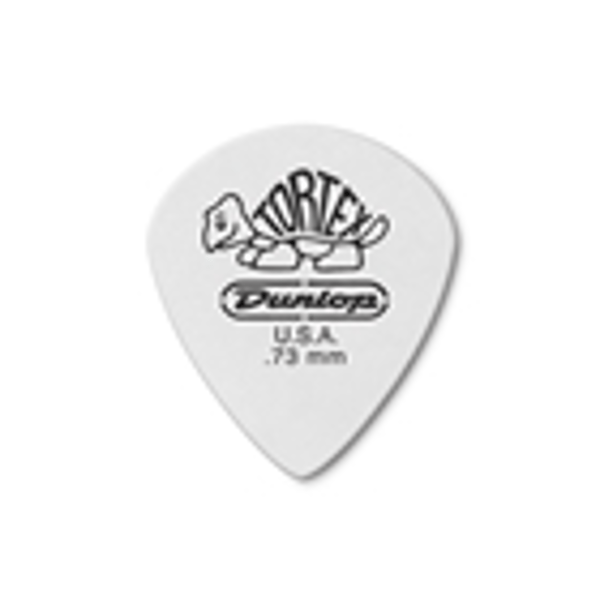 Dunlop 478R.73 Tortex White Jazz III, .73mm