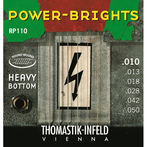 THOMASTIK RP110 ELECTRIC GUITAR POWER BRIGHTS STRING SET