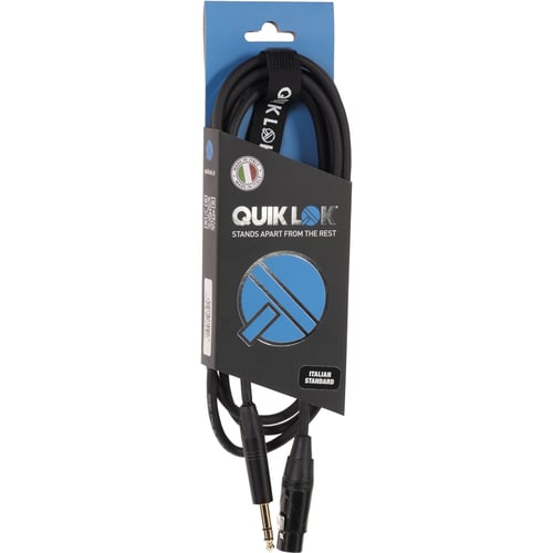 Quik Lok ITST/FJS-10 B XLR Femmina/Jack Stereo
