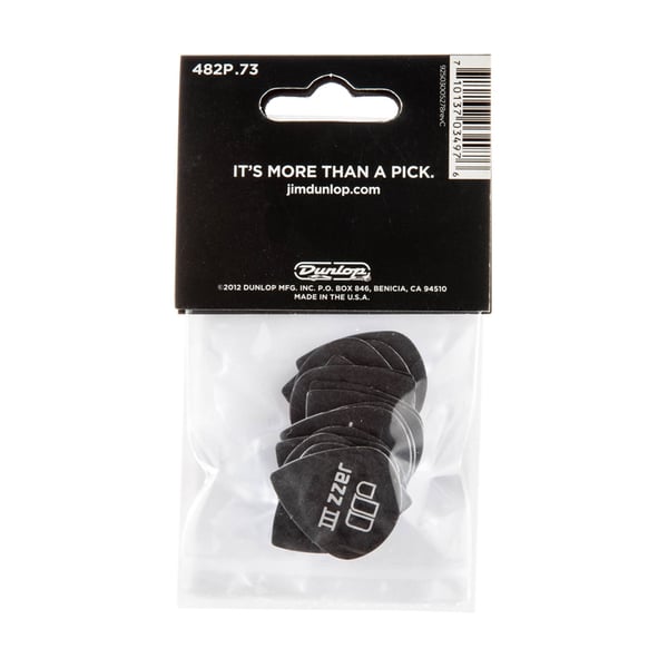 Dunlop 482P Pitch Black Jazz III .73