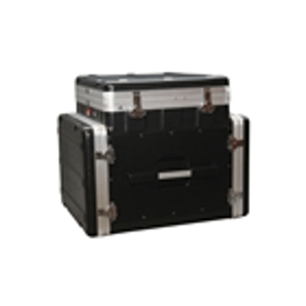Gator Cases GRC-10X8 PU Rack audio 10U Pop Up, 8U laterale
