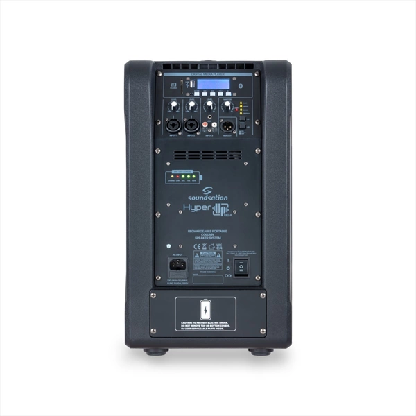 SOUNDSATION Sistema Audio Portatile a Colonna con DSP, Bluetooth, TWS e Batteria. Modello HYPERUP 8BA