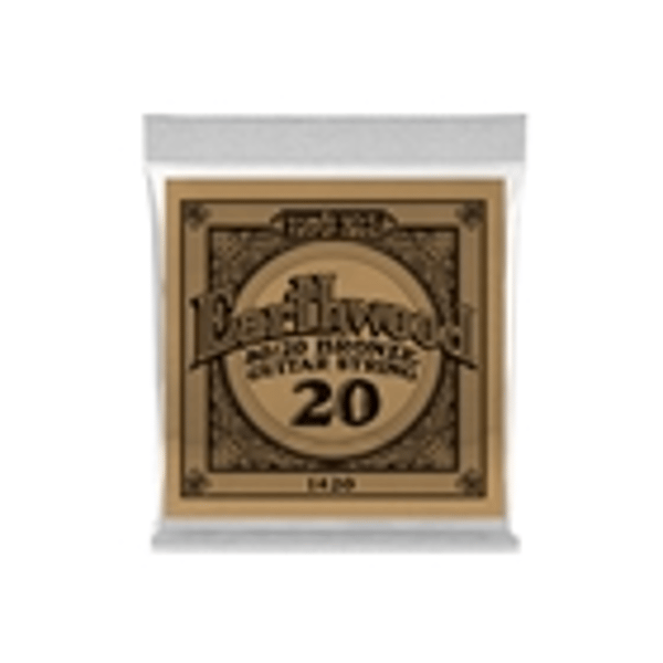 Ernie Ball 1420 Earthwood 80/20 Bronze .020