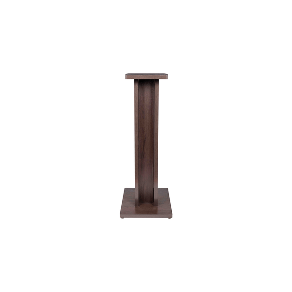 Gator Frameworks GFW-ELITESPKSTMN-BRN Coppia di supporti per monitor da studio in legno con finitura marrone scuro<br>
