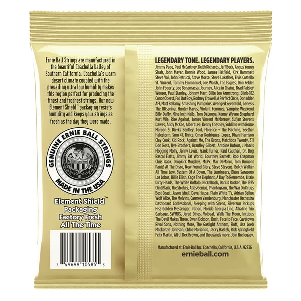 Ernie Ball 2007 Earthwood Custom Light Bronze 80/20