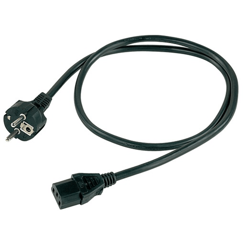 PROEL STAGE Cavo di alimentazione assemblato PROEL (3x1 mm2) con connessioni presa volante EC standard 3 poli -> spina volante SCHUKO 16A. Lunghezza: 2.5 m.Altre lunghezze disponibili: visualizzare le specifiche tecniche