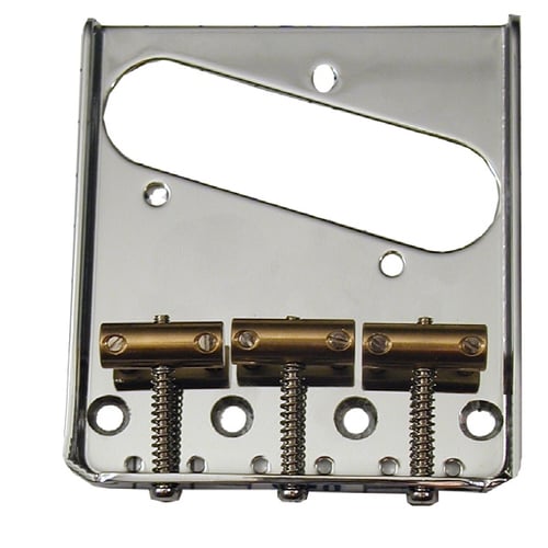 SOUNDSATION PARTS Ponte Fisso per Telecaster (Cromato Deluxe)