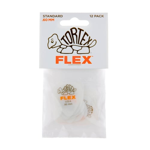 Dunlop 428P.60 Tortex Flex Standard .60 mm Pack/12