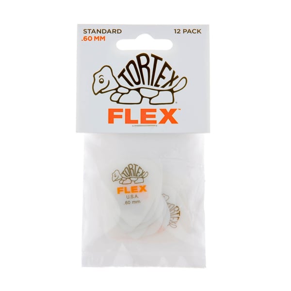 Dunlop 428P.60 Tortex Flex Standard .60 mm Pack/12