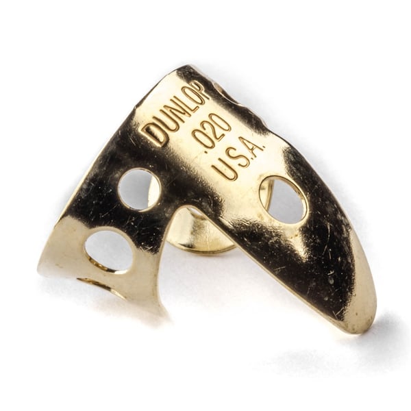Dunlop 37R BRASS FINGER .020 - TUBO 20 PLETTRI