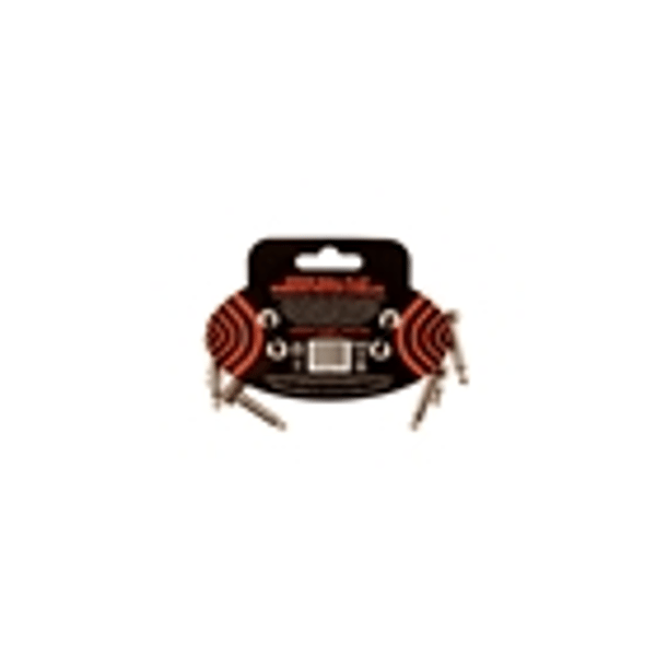 Ernie Ball 6401 Flat Ribbon Patch Cable Red 7,62cm 3-Pk