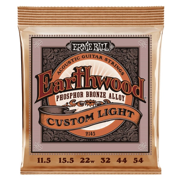 ERNIE BALL Earthwood Acoustic Phosphore bronze - Custom Light