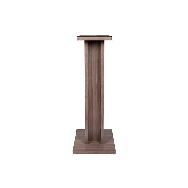 Gator Frameworks GFW-ELITESPKSTMN-GRY Coppia di supporti per monitor da studio in legno con finitura grigia Driftwood<br>
