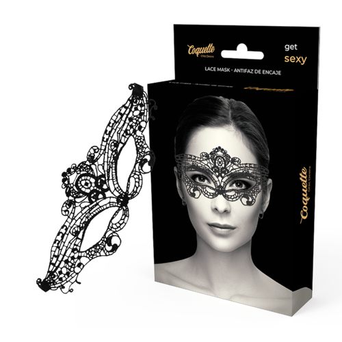 COQUETTE ACCESSORIES COQUETTE CHIC DESIRE - MASCHERA IN FINE PIZZO NERO