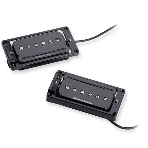 SEYMOUR DUNCAN P-RAILS W/FLAT TRIPLE SHOT SET BLK