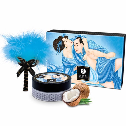 SHUNGA BODY POWER SHUNGA - KIT POLVERE DA MASSAGGIO AL COCCO ALIMENTARE
