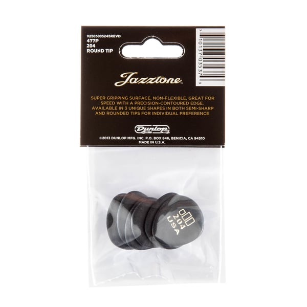 Dunlop 477P204 Jazztone Round