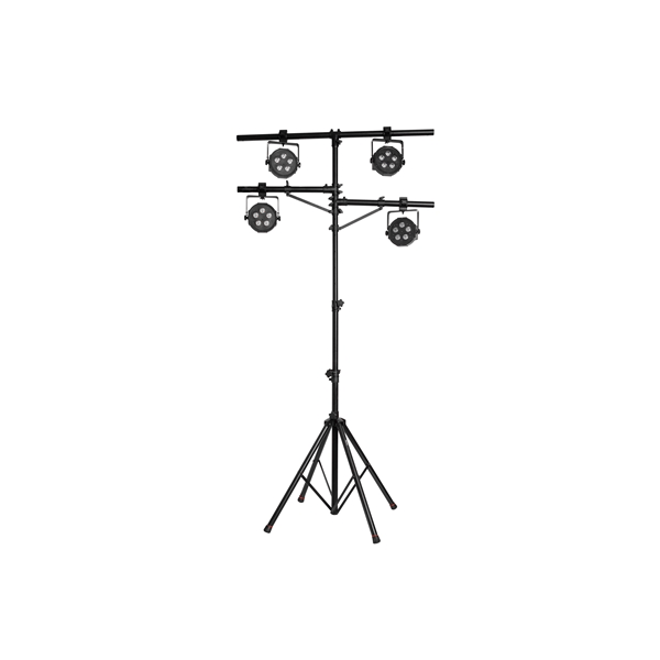 Gator Frameworks GFW-LIGHT-LS2000 Supporto per luci stile albero con base a quattro gambe<br>