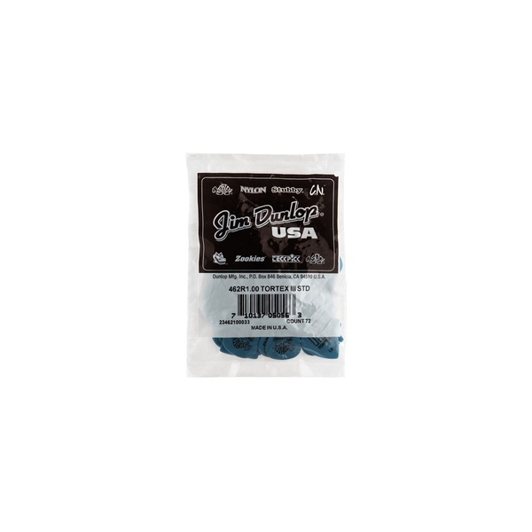 Dunlop 462R Tortex III Blue 1.0