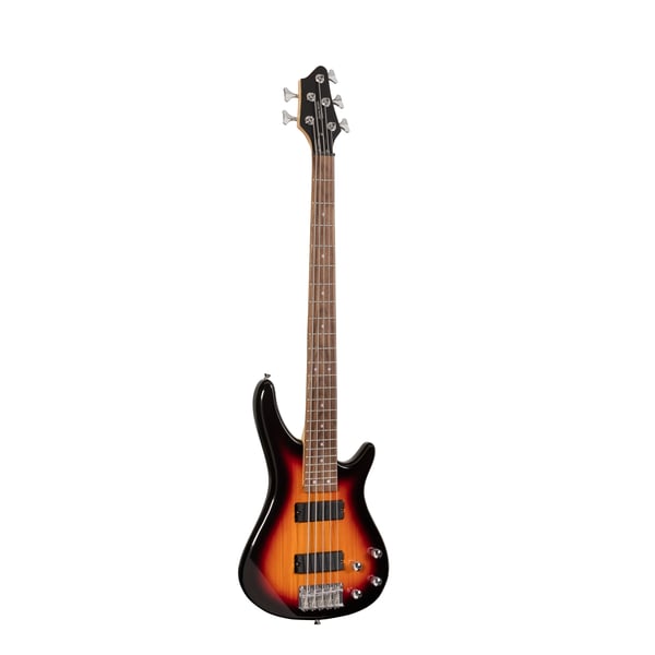 SOUNDSATION Basso elettrico 5 corde con pick up al ponte e al manico. Modello GUNBARREL-5 3TS