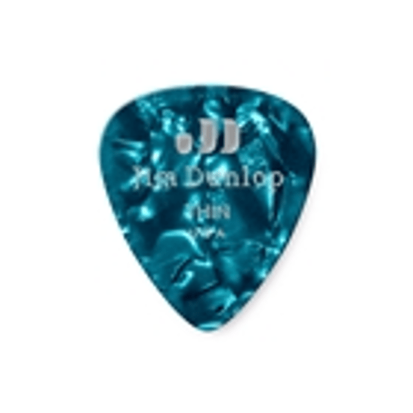Dunlop 483P#11 Turquoise Perloid - Thin