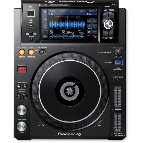 PIONEER Deck digitale rekordbox-ready con supporto dell'audio ad alta risoluzione