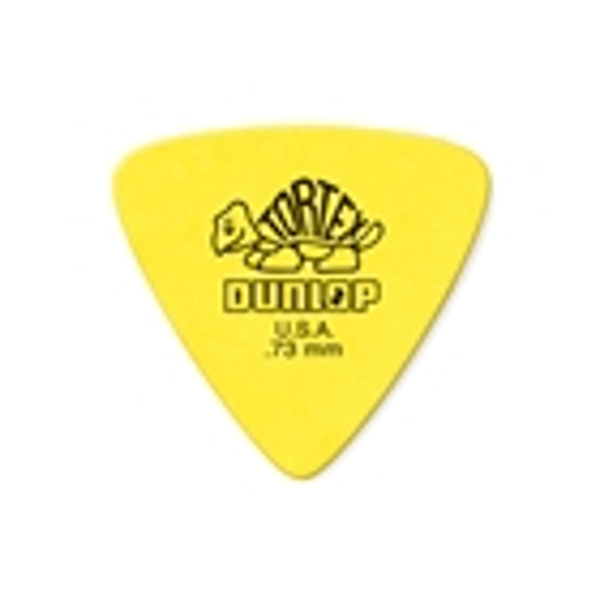 Dunlop 431R Tortex Triangle Yellow .73