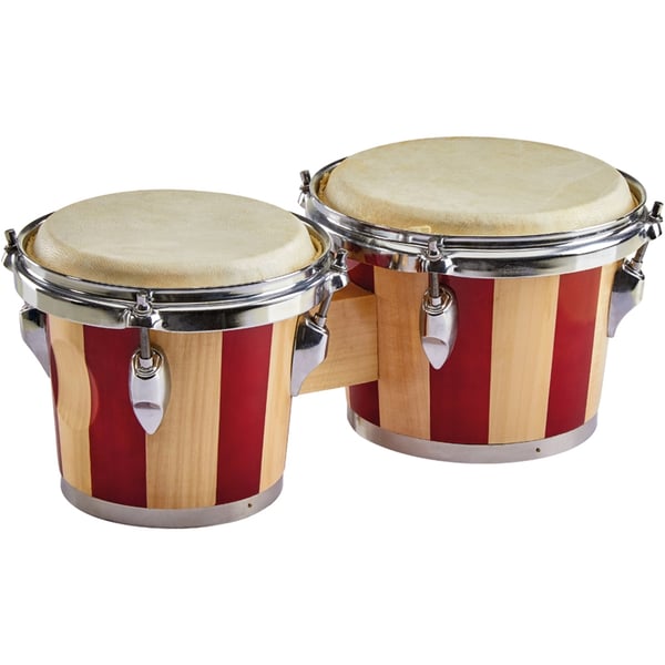 Eko Drums BON 100 6" & 7" Bongo a doghe di legno - Natural