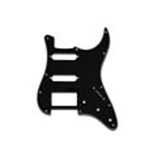 SOUNDSATION PARTS Mascherina per Chitarra Stratocaster, 3 Strati, Black, Humbucker